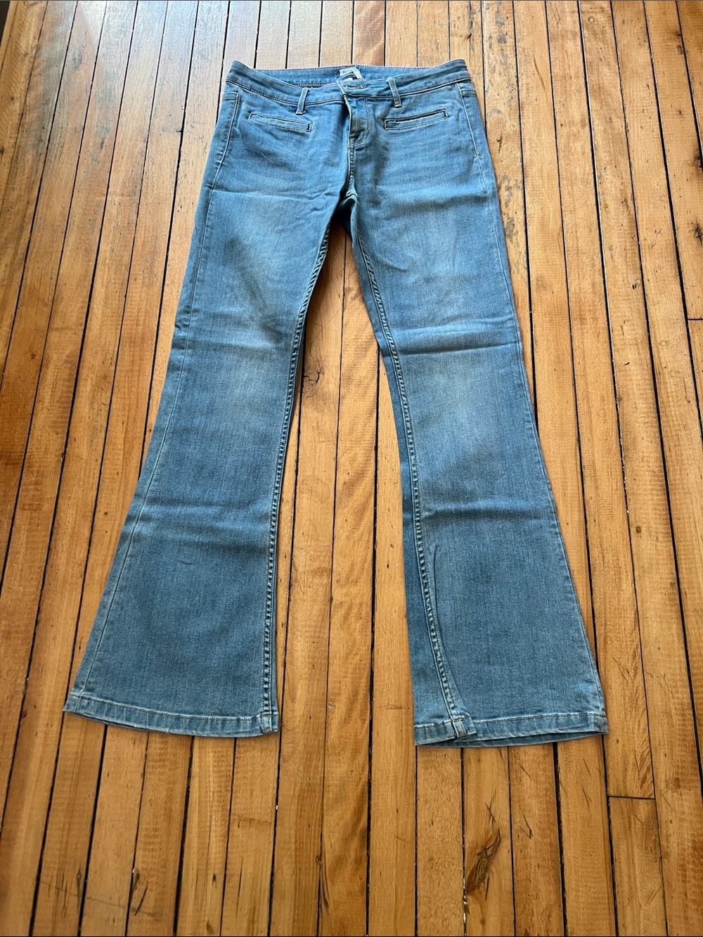 Roxy Light Blue Flared Jeans - Women's